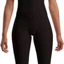 Girdle with High-Back - Calf Length - Style No. SFBHM (Black, M)