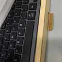 TECKNET Rechargeable Bluetooth Slim Wireless Keyboards - USB+BT Compact Keyboard with Number Pad, Multi Devices Easy Switch, Low Profile Flat Keyboards for Laptop, Computer, MacBook, Mac, Windows (Black)