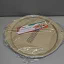 Pizza Pan - 14 Inch Nonstick Pizza Pan for Oven with Widen Handles for Cooking, Baking, and Grilling - Durable, Even Heating, Long-Lasting Kitchen Cookware (2, Golden)