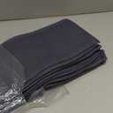 Homaxy 100% Cotton Waffle Weave Kitchen Dish Towels, Ultra Soft Absorbent Quick Drying Cleaning Towel, 13 x 28 Inches, 6-Pack, Dark Grey