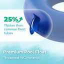 Funscape Large Inflatable Pool Float Rings for Adults Kid, 3 Pack 44" Swim Floaties Tube W/Handles, Summer Tanning Water Floating Lounge, Outdoor Beach Lake River Swimming Toy Pool Party Family Set 1