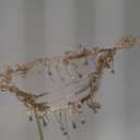 JEAIRTS Gold Egyptian Head Chain Sparkly Rhinestone Tassel Headpiece Boho Hair Jewelry for Women