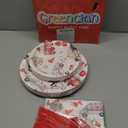 Grencian 96pcs Emergency Vehicle Birthday Party Decorations Fire Truck Plates and Napkins Ambulance Tableware Police Car Dinnerware for Kids Boys Girls Emergency Vehicle Birthday Party Decorations