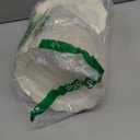 WDF 200PCS Ivory Plastic Plates with Gold Rim - Cream Plastic Plates - Include 100 Dinner & 100 Dessert Fancy Disposable Plate for Party - Heavy Duty Plate for Wedding/Baby Shower/Spring/Mother's Day