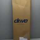 Drive Medical RTL10365-ADJ Adjustable Lightweight Folding Cane with Seat, Black