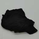 Flowy Shorts for Women Casual Boho Ruffle Tiered Skorts High Waist Mini Skirts Golf Tennis Crochet Shorts (X-Large, All Black)