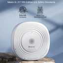 Heiman Smoke Detector 10 Year Battery, photoelectric Smoke Alarm | ETL listed to UL 217 10th Ed. & CAN/ULC S531 5th Ed., 10-Year Sealed Battery, EOL alert, photoelectric, 85dB