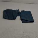 Simplebrand Dusty Blue Sheer Curtains 63 Inch Length 2 Panels, Rod Pocket Solid Color Window Sheer Curtain Panels, Elegant Curtains & Drapes for Living Room, Bedroom 2 Panels (42" W x 63" L)