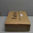 Fultyle Bookshelf, 4Tier Bookcase with Open Shelves, Modern Book Shelf for Small Spaces, Bedroom, Living Room and Office with Solid Wood Legs(White)