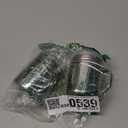 CUSINIUM Metal Salt Pepper Dredge Shakers - With Handle - Seasonings Spice Shakers With Holes and Lids - 10 Ounce, 2pcs | Style: Medium (Silver)