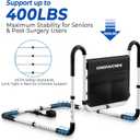 KingPavonini Bed Rails for Elderly Adults Safety, 400LB Support, Model BL07, Large