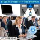 Nano-Suction Privacy Screen Protector for MacBook Air 13.6 Inch (2022-2025,M2, M3,M4) Removable Laptop Privacy Screen Shield