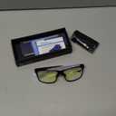 ANYLUV Blue Light Blocking Glasses Men Computer Gaming Glasses Lightweight Al-Mg Metal Anti Eyestrain Eye Protection (A1- Black(everyday Protection))