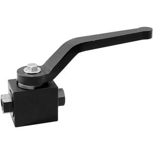 1/8" Brake Line Shut Off Valve, Aluminium NPT Shut Off Valve Billet, Fuel Flow Control Cut Off Valve, Black