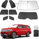 TTINGLU Window Shades for Ford Expedition SUV 2018-2024 8PCS Accessories Car Side Full Windows Rear Triangular Windshield Sun Shade Sun UV Rays & Privacy Protection for Camping,Napping,Relaxing