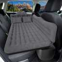 DikaSun Car Air Mattress, Inflatable SUV Truck Camping Mattress for Back Seat, Thickened Travel Car Bed Sleeping Pad with Air Pump 2 Pillows