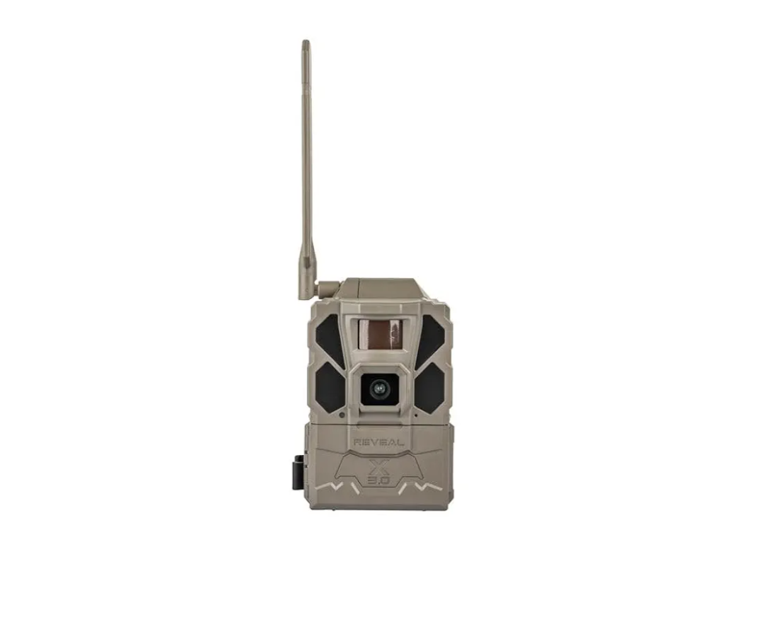 TACTACAM Reveal X Gen 3.0 LTE Cellular Trail Camera AT&T and Verizon,1080p FHD Video, Low Glow IR LED Flash, No SD Card Required (RV-TC-XGEN3) for Hunting, Security, Surveillance