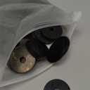 Wulankd 100 Pack 1/4" ID x 1-1/4" OD Fender Washers, Black Oxide, 18-8(304) Stainless Steel, Washers for 1/4" Screws & Bolts