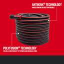 Craftsman Heavy Duty Professional Grade Black Garden Hose, 100 Feet x 5/8 Inch