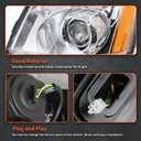 labwork HID Headlights Assembly Replacement for DTS 2008-2011 4.6L Projector Headlamp Passenger & Driver Side 20861482 20861481