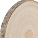 Wood Slices,Wood Slices for Centerpieces Table Decorations,Unfinished Rounds Wood for Crafts,Wood Slice for Rustic Wedding Decoration Projects, Natural Paulownia Wooden Slabs(9-10 inch 10 Pcs)