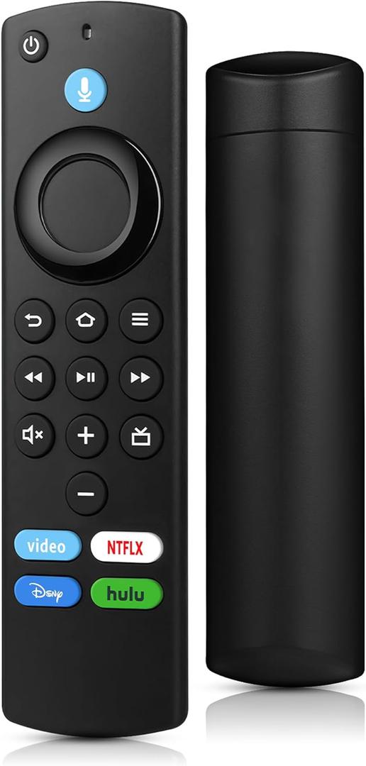 TV Stick Remote Replacement for Fire Smart Stick (HD, Lite), Remote for TV Stick 4K/4K Max(1st/2nd Gen), TV Cube, Compatible with Hisense/TCL/Insignia/3rd Gen Smart TVs with Voice
