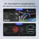 Turbo Gaming Router & WiFi Extender Booster, Game Accelerator for PS5, PS4, Xbox, Switch 2 & PC, Low Ping & Lag Reduction for Online Gaming, Includes 90-Day VIP Core Plan