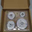 4PCS Gas Stove Burner Caps Set - Replacement for Portable Stove,Includes 1 Large, 2 Middle, and 1 Small Cap,Even Flame, High Temp Resistant, Easy Installation