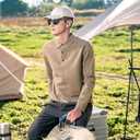 Men's Polo Sweater Fashion Collar Casual Sweater, XL