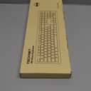 TECKNET Bluetooth Keyboard Rechargeable, 4-Device Free Switching (2.4G+BT), Ultra-Slim Full Size Wireless Keyboard, Quiet Typing, for PC/Laptop/Smart TV/Phone, Adjustable Stand, 12 Multimedia Keys (Silver&Grey)