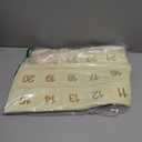 Photo Advent Calendar with Pockets, Christmas Calendar Countdown, Embroider Numbers Felt Photo Advent Calendar w/ 25 Small Pockets, Advent Calendars for Holiday Tradition (Gold)