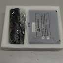 CiBest Portable Mini Projector White, 2025 Upgraded Full HD 1080P Projector, Movie Projector Compatible with iOS/Android Phone/Tablet/Laptop/PC/TV Stick/Box/USB