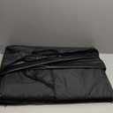 Back Seat Extender for Dogs, Hard Bottom Dog Car Seat Cover for Truck Back Seat, Dog Hammock for Car, Upgraded PU Leather Material, Larger Space, Holds 400lbs (XL, Black+Orange)