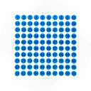 AIEX 25 Sheets Numbers Stickers 1-100 Vinyl Number Sticker Labels Waterproof Sorting Organize Boxes Storage Lockers Indoor Outdoor Office School Supplies (Blue, 1cm)