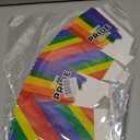 8 Pcs LGBTQ Themed Disposable Paper Popcorn Boxes Bucket Rainbow Gay Pride Month Popcorn Box Cardboard Popcorn Container for Party Disposable Snack Candy Popcorn Bags Popcorn Holder Party Supplies