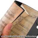 Marching Band Flip Folder Pages - 6 Pocket Double-Sided Music Holder 7.5x6.5 Inch | PVC Waterproof Sheet Folder for Concert, Choir & Orchestra (M)