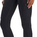 MAGCOMSEN Hiking Leggings Women with 4 Zipper Pockets Water Resistant High Rise Cargo Leggings Outdoor Athletic Pants (Black, S)