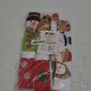 Christmas Refrigerator Door Handle Covers Set of 3 - Snowman Santa Claus Appliance Handle Covers for Fridge, Microwave Oven or Dishwasher