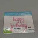 Happy Birthday Balloons Banner Foil Letters Balloons Connected, Personalized Birthday Signs for Women Men Boys Girls Birthday Party Decorations, Small Pink