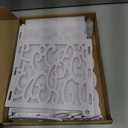 OurWarm PVC Hollow Wedding Envelope Box with Lock and Card Sign, Secure Money Box for Wedding Reception, Birthday, Baby Shower, Graduation Party Supplies