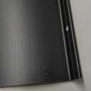 4" Extra-Wide Door Rain Drip Guard, 40" L Heavy Duty Aluminum Thickened Window Door Rain Deflector, Door Drip Cap, 0.8" Height Overhead Drip Edge (Black)