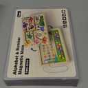 2 in 1 Magnetic Color and Number Maze Double-Sided ABC Alphabet Puzzles Board Magnet Dinosaur Counting Maze Preschool Learning Montessori Education 3 4 5 Years Toys (Multicolored, One Size)