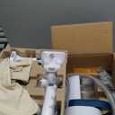 oneisall Dog Grooming Vacuum, Pet Grooming Vacuum with Clipper Nail Grinder, 1.5L Dust Cup Dog deshedding Brush with 7 Tools for Shedding Pet Hair, Home Cleaning(Blue)