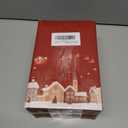 2 x Artscope Christmas Tree Snowman Throw Pillow Covers 18x18 Inch Set of 4, Let It Snow Holly Jolly Winter Hoilday Christmas Decoration Pillow Cases for Home Sofa Couch Decor-Pink