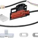 W10404050 Washer Lid Lock Latch Switch W10238287 Assembly with W10240513 Strike Compatible with Whirl.pool, May.tag, Ken.more Washer Replaces 1938607, W10744659, AP5263307