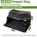 48388 Hopper Bag Assembly Replacement for Agri-Fab 45-0320 Lawn Sweeper 42" Tow Lawn Leaf Sweeper Parts