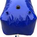 Portable 100 Gallon Water Tank Collapsible Storage Container Bag Bladder Bob 400L with Valve for Camping RV Drought-Resistant Fire-Fighting Agricultural Outdoor Construction Watering