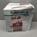 Cuisinart Snow Cone Machine, Home Shaved Ice Maker for Snow Cones, Snow Cone Maker with Reuseable Paper Cups, Makes 5 Icy Cones for Slushies, Frozen Drinks , Red, SCM-10P1