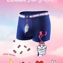 Arjen Kroos Men's Novelty Boxer Briefs Sexy Cotton Underwear for Men Funny Boxer Shorts 3 Pack