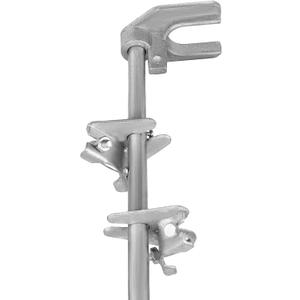 36" Chain Link Drop Rod for Double Gate, Pull Style Chain Link Fence Gate Latch for 1-3/8" Frame, Heavy Duty Floor-to-Ceiling Latch Style Metal Gate (36 inch, Pack, 1)